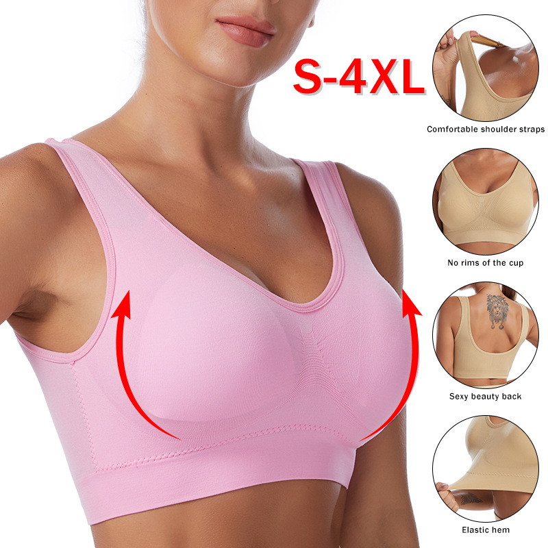 Sexy Women Bra Plus Size Seaml - Wirefree Bra Comfort review and price