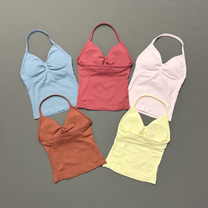 Gym Women Sports Tank Top Seam - Sports Bra Racerback review and price