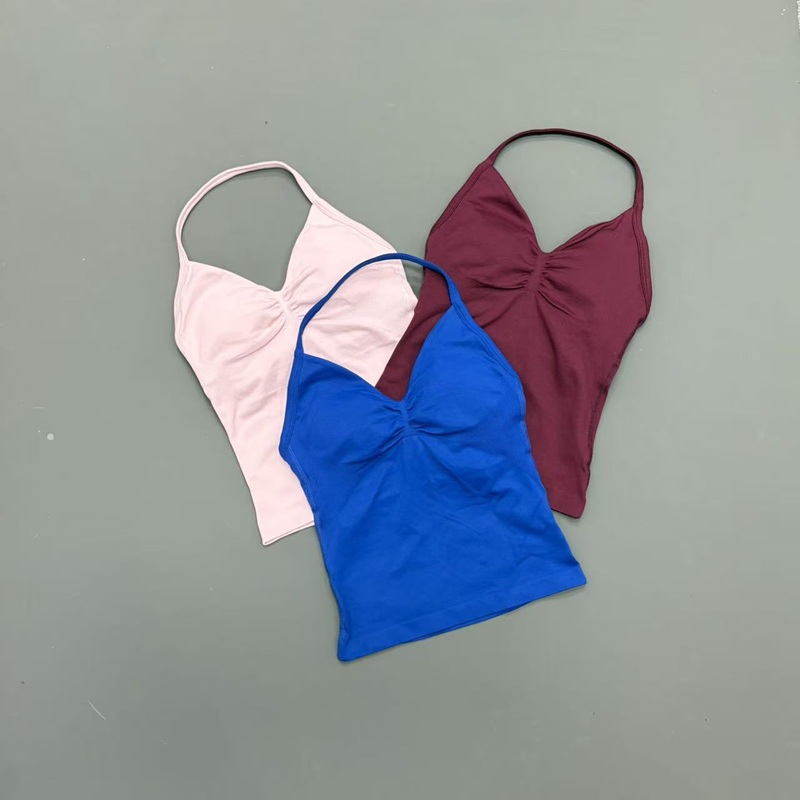 Gym Women Sports Tank Top Seam - Sports Bra Racerback review and price