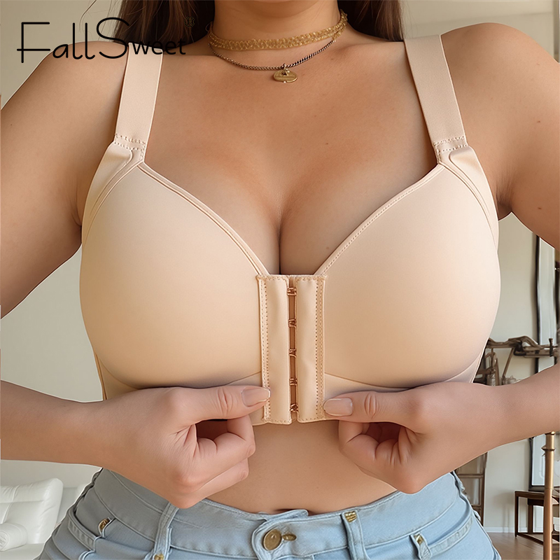 FallSweet Plus Size Wireless F - Minimizer Bra Women review and price