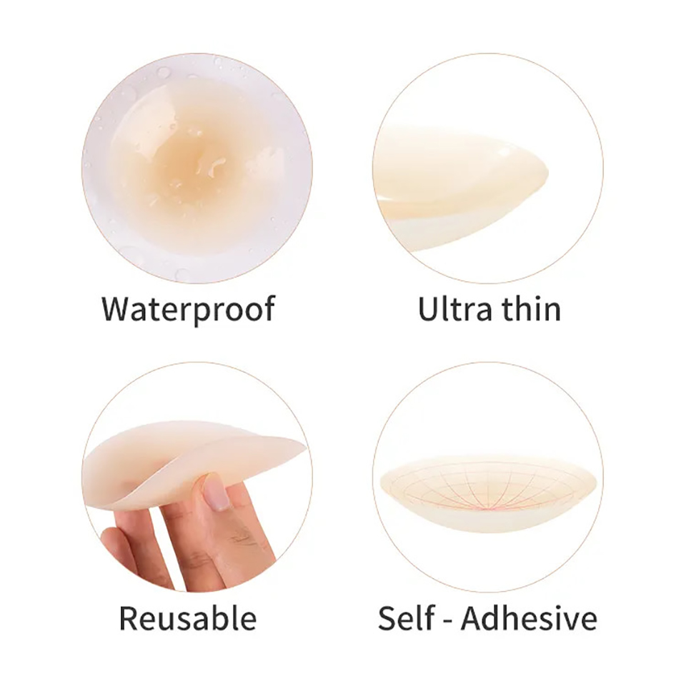 Reusable Silicone Adhesive Nip - Strapless Bra Adhesive review and price