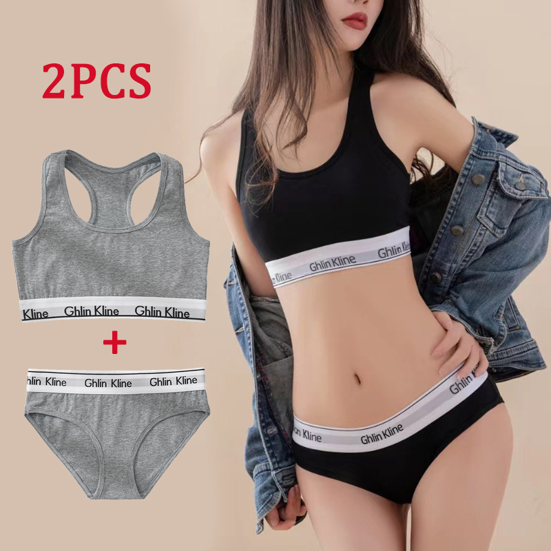 2PCS Ghlin Kline Underwear wit - T Shirt Bra Seamless review and price