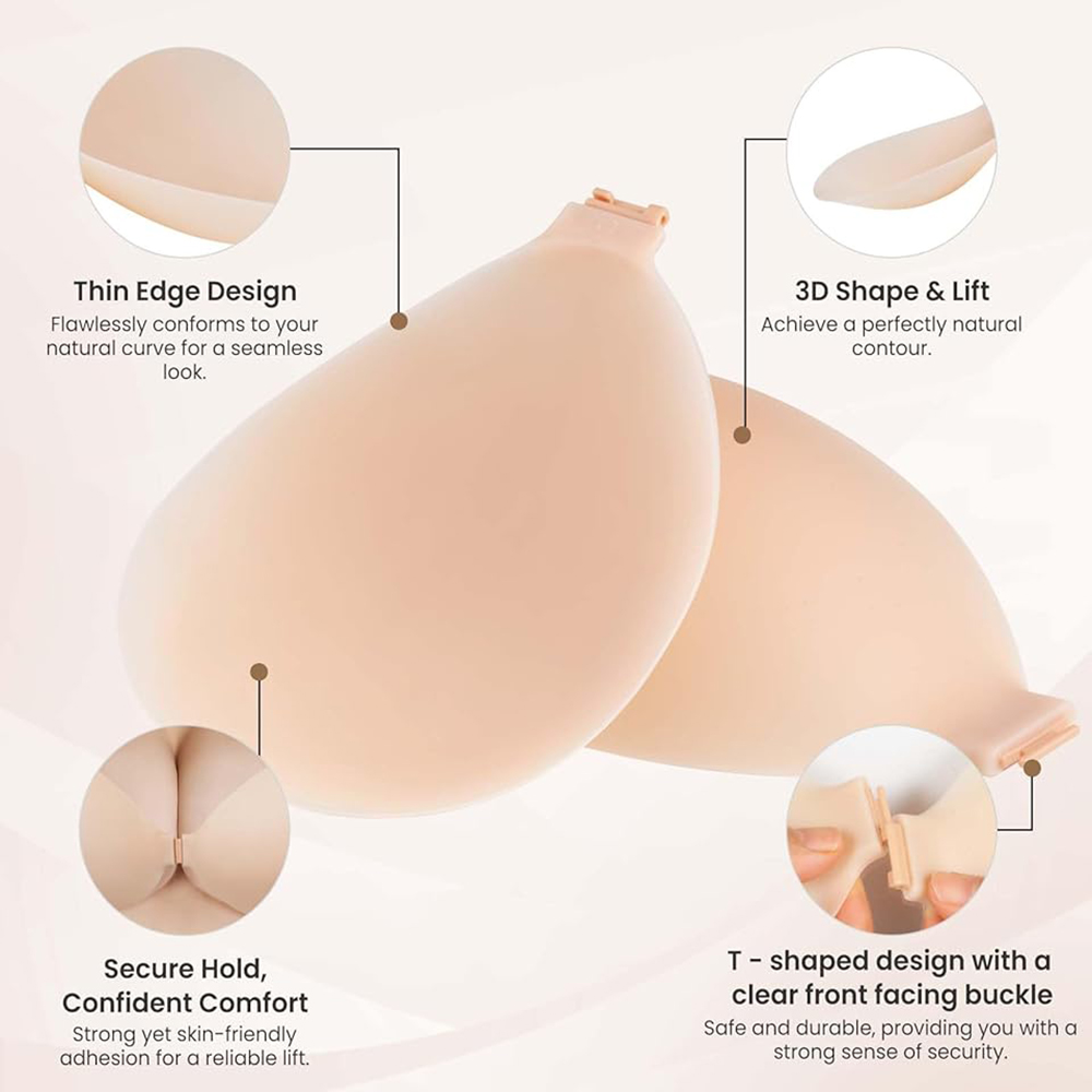 Strapless Push Up Sticky Bra P - Backless Bra Sticky review and price
