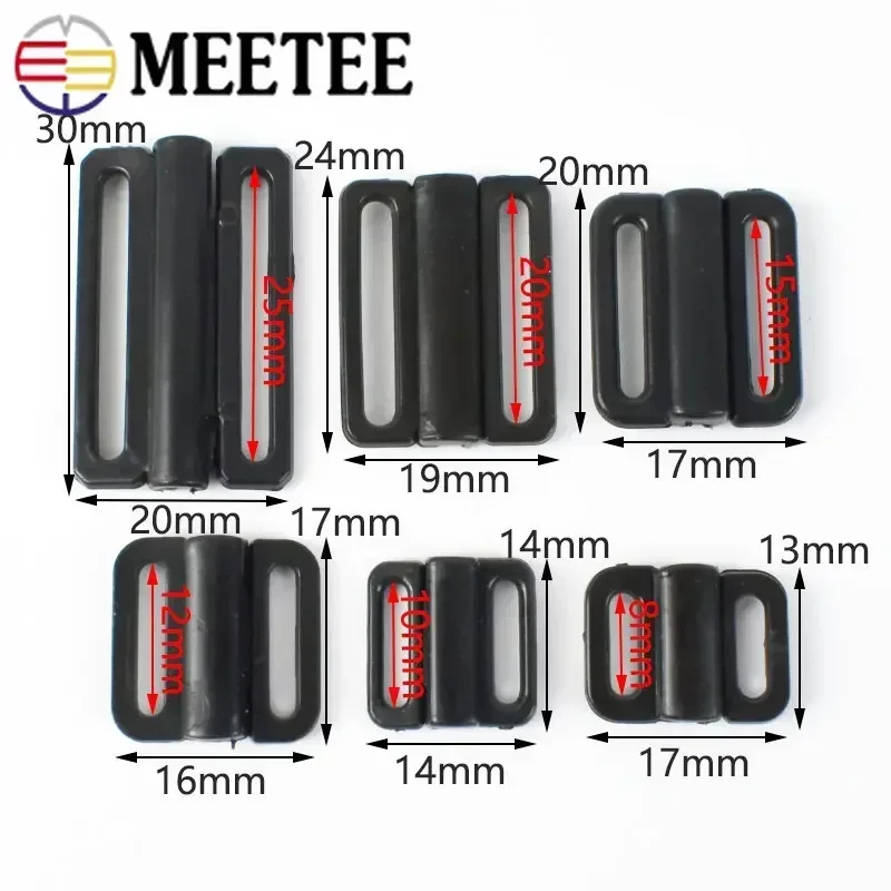 100Sets Meetee 8-25mm Plastic  - Nursing Bra Clip review and price