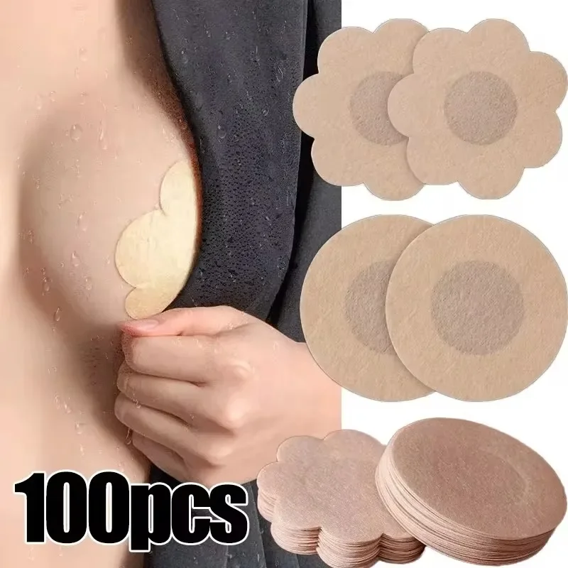 10/100pcs Women Nipple Cover S - Strapless Bra Adhesive review and price