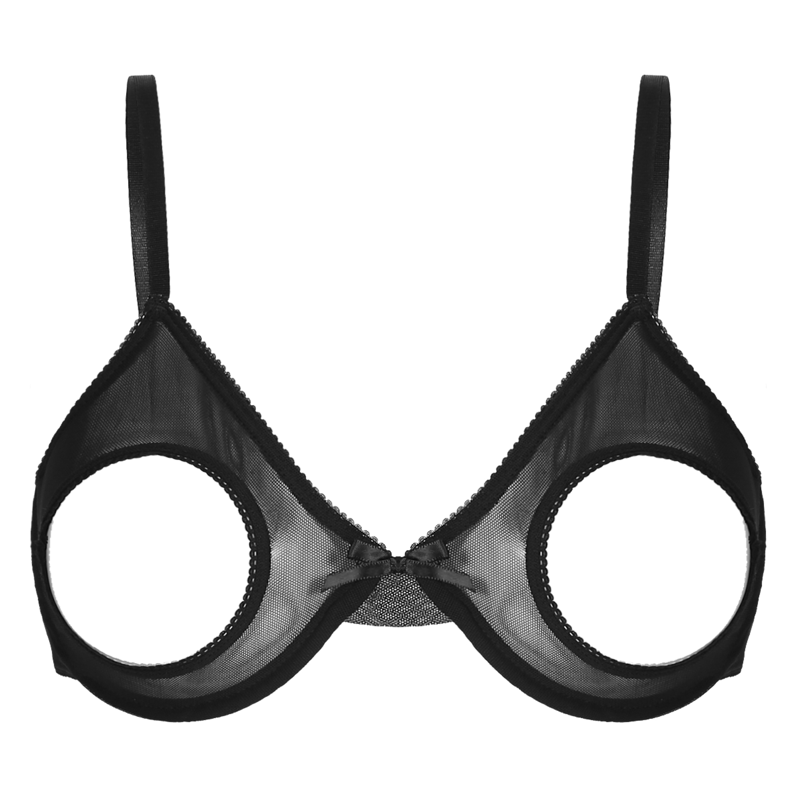 Woman's Lace Underwire Push Up - Demi Bra Balconette review and price