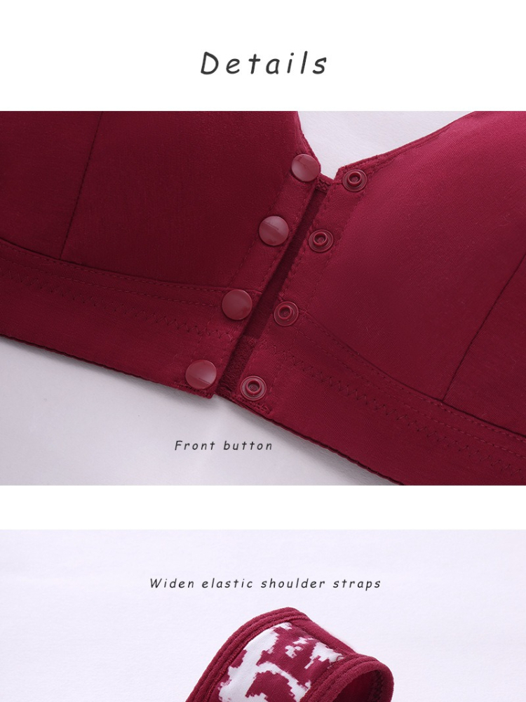 XL-7XL Plus Size Front Buckle  - Full Coverage Bra review and price